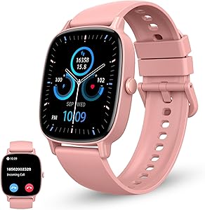 KSIX Pulse Smartwatch, 1.83″ TFT Display, Autonomy 7 days, 100+ Sports Modes, Health Mode, Calls, IP68, Pink