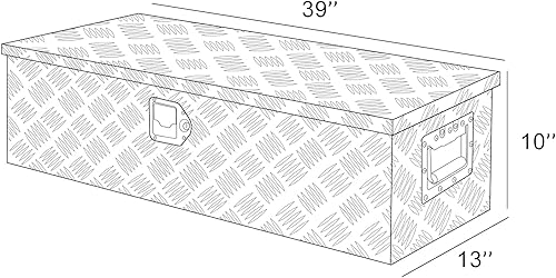 Miniatura 156 de 48 pulgadas de largo x 15 pulgadas de ancho x 15 pulgadas de alto, caja de herramientas para camioneta, caja de herramientas, almacenamiento