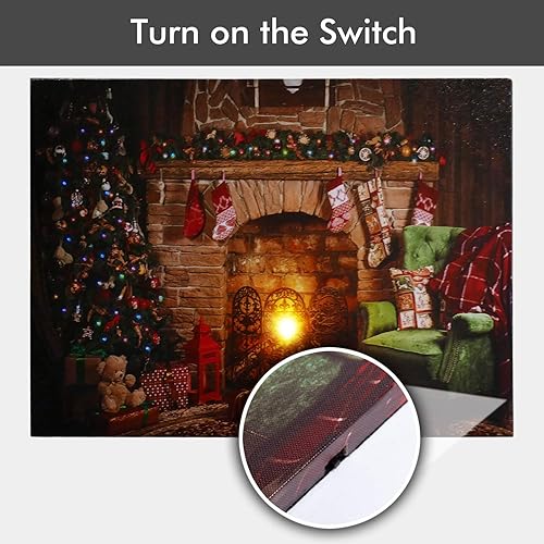 Miniatura 2 de NIKKY HOME LED - Lienzo decorativo navideño