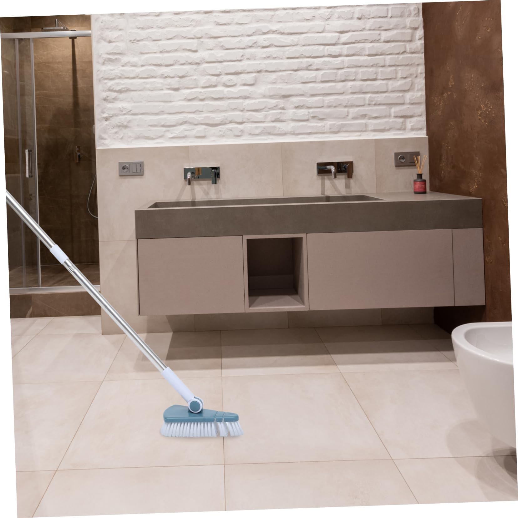 Cepillo para Limpiar Suelos De Duradero Multiusos para Fregar Escoba De Limpieza Hogar y Restaurantes para Limpieza De Baños y Cocinas