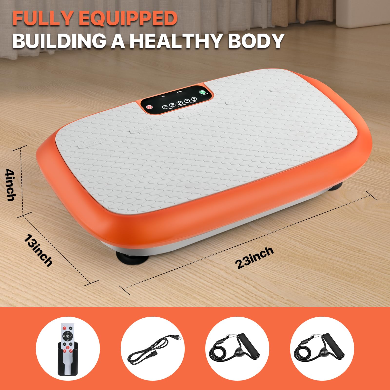 Macchina per esercizi con piastra vibrante per attrezzature fitness dimagranti, piattaforma vibrante per fitness a casa, drenaggio linfatico scuotitore per tutto il corpo 99 velocità regolabili