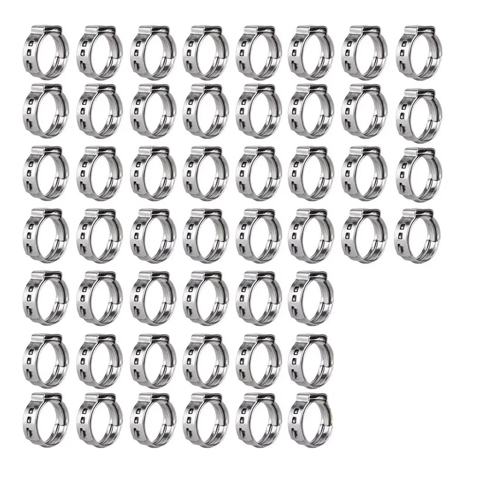 Collier serrage continu 1 oreille anneau inox 304