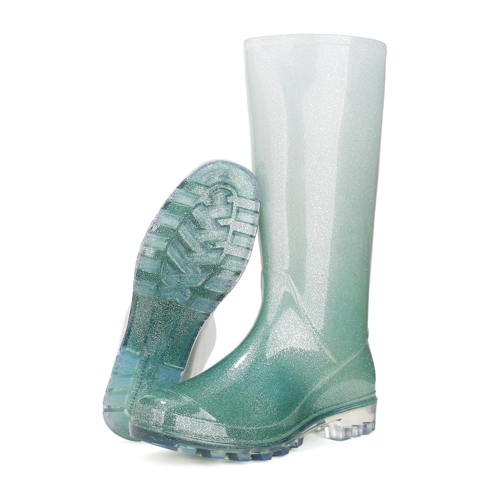 Foinledr Stivali Di Gomma Estivi Donna, Comode Leggere Stivaletti, Adulto Impermeabile Giardinaggio Scarpe