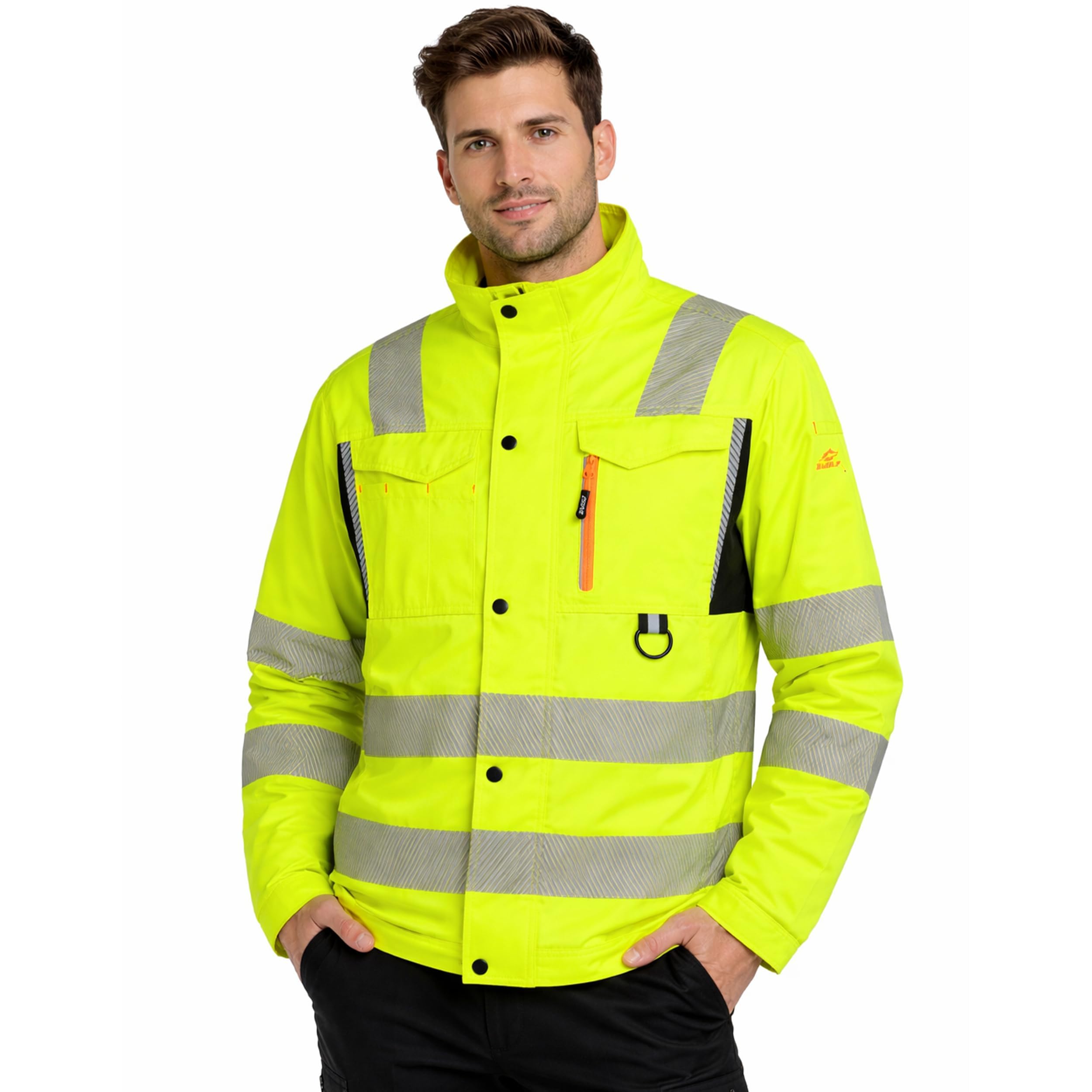 BWOLF DRIFT Arbeitsjacke Herren Sommer Arbeitsjacken Herren Frühling/Sommer/Herbst Arbeitskleidung Männer Ripstop Stoff mit Vielen Taschen