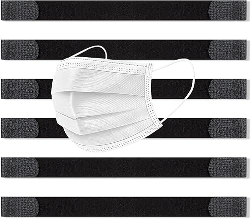 CUNCUI 6 unidades de máscara con hebilla para aliviar el dolor de oído extensión de agarre de oreja extensión de correa de máscara suave ligero