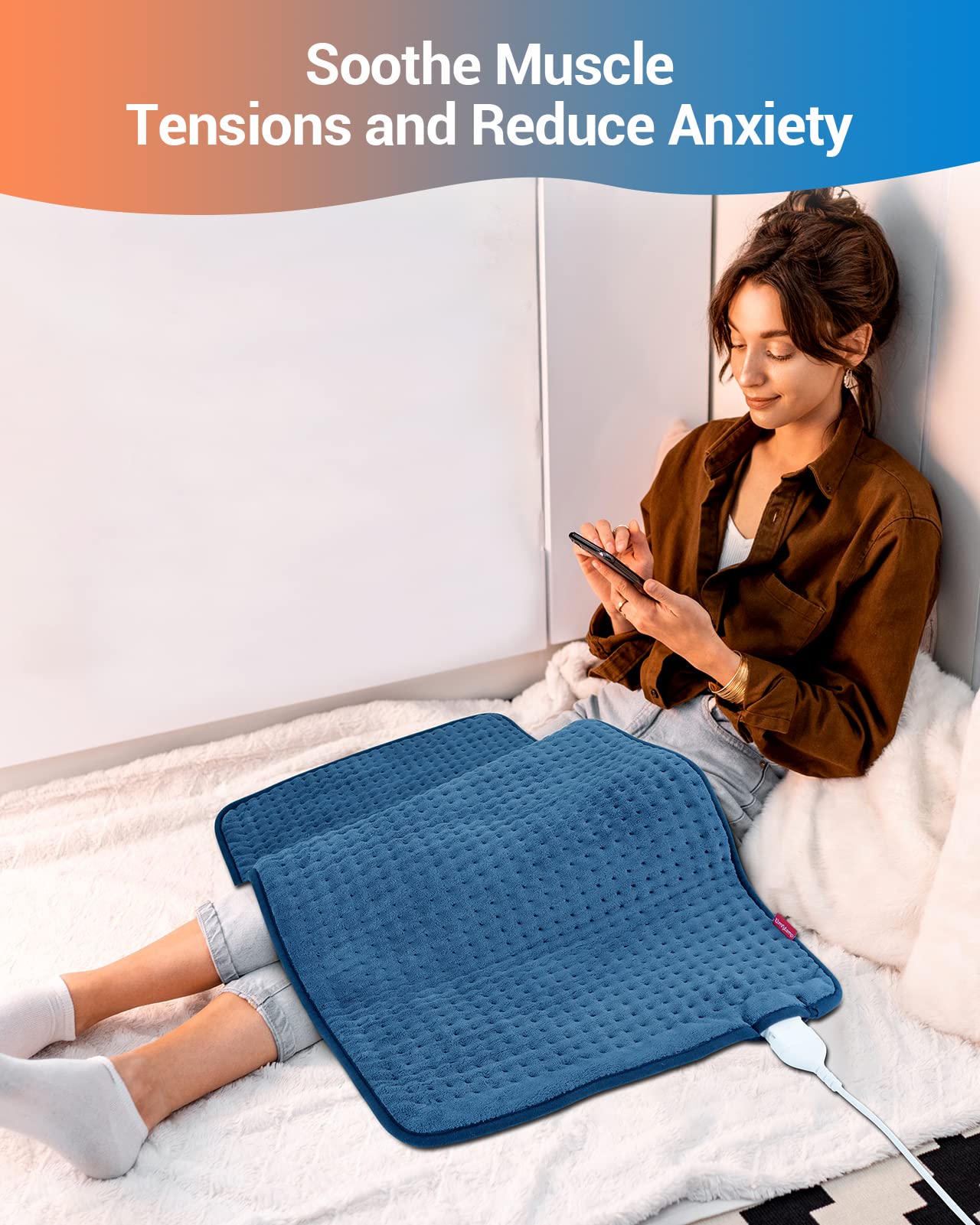 Comfytemp Heating Pad For Back Pain Relief FSA HSA