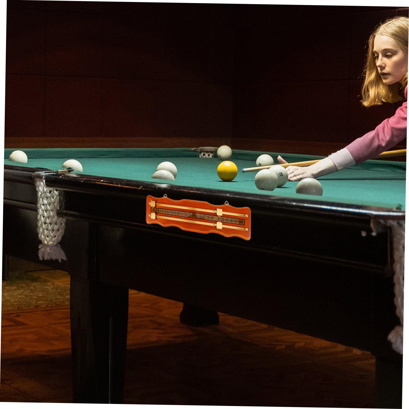 UPKOCH Tabellone Segnapunti per Biliardo Tabellone Segnapunti Sportivo Tavolo Biliardo Portatile per Snooker