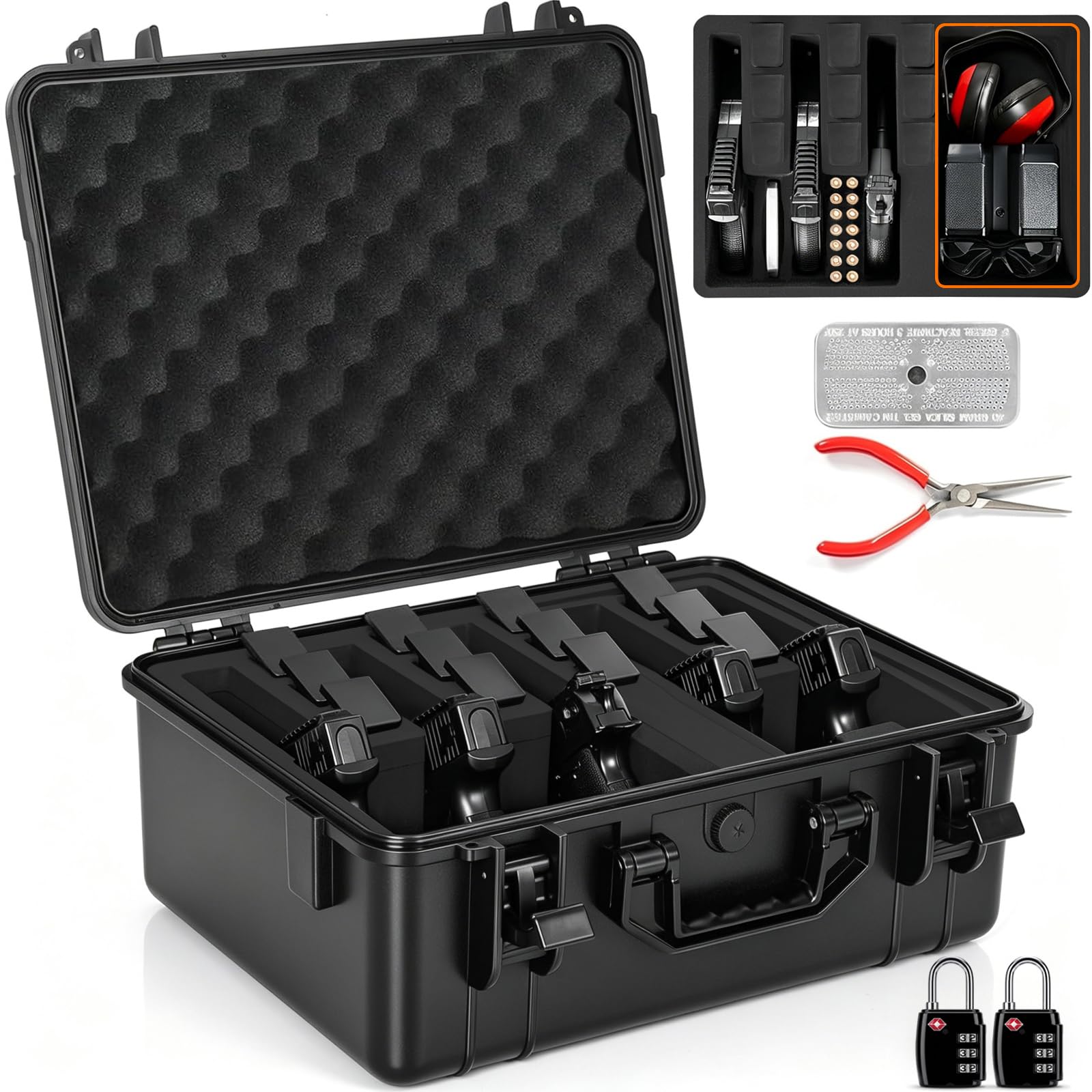 TSA Approved Waterproof Gun Pistol Case
