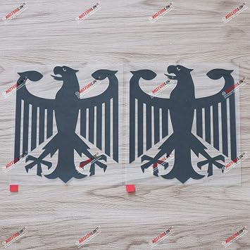 German Coat of Arms Eagle Car Sticker Decal Vinyl Germany Deutschland v2