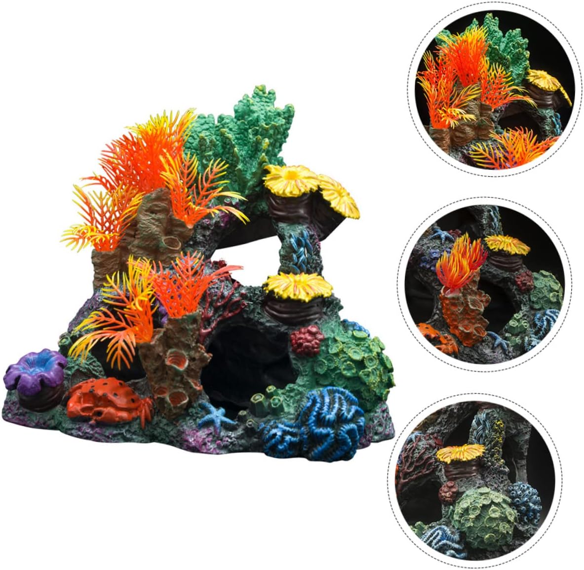 Didiseaon 1pc Aquarium Coral Landscape Ornament Assorted Tank Decoration for Dreamy Underwater Scenery Safe Gentle and Visually Appealing Hideaway for Fish