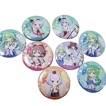 34個 博麗霊夢 ラッキー缶バッジ 東方project まとめ 株式会社