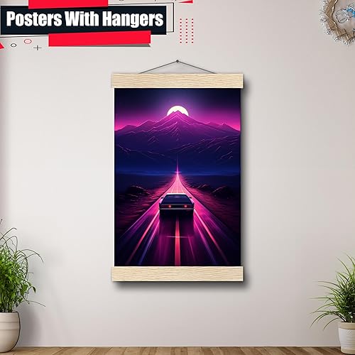 Miniatura 5 de Unique Synthwave Style Retro Art, 80s style art, framed poster print, guest room art, cool living room art, poster Wall Art, poster Prints