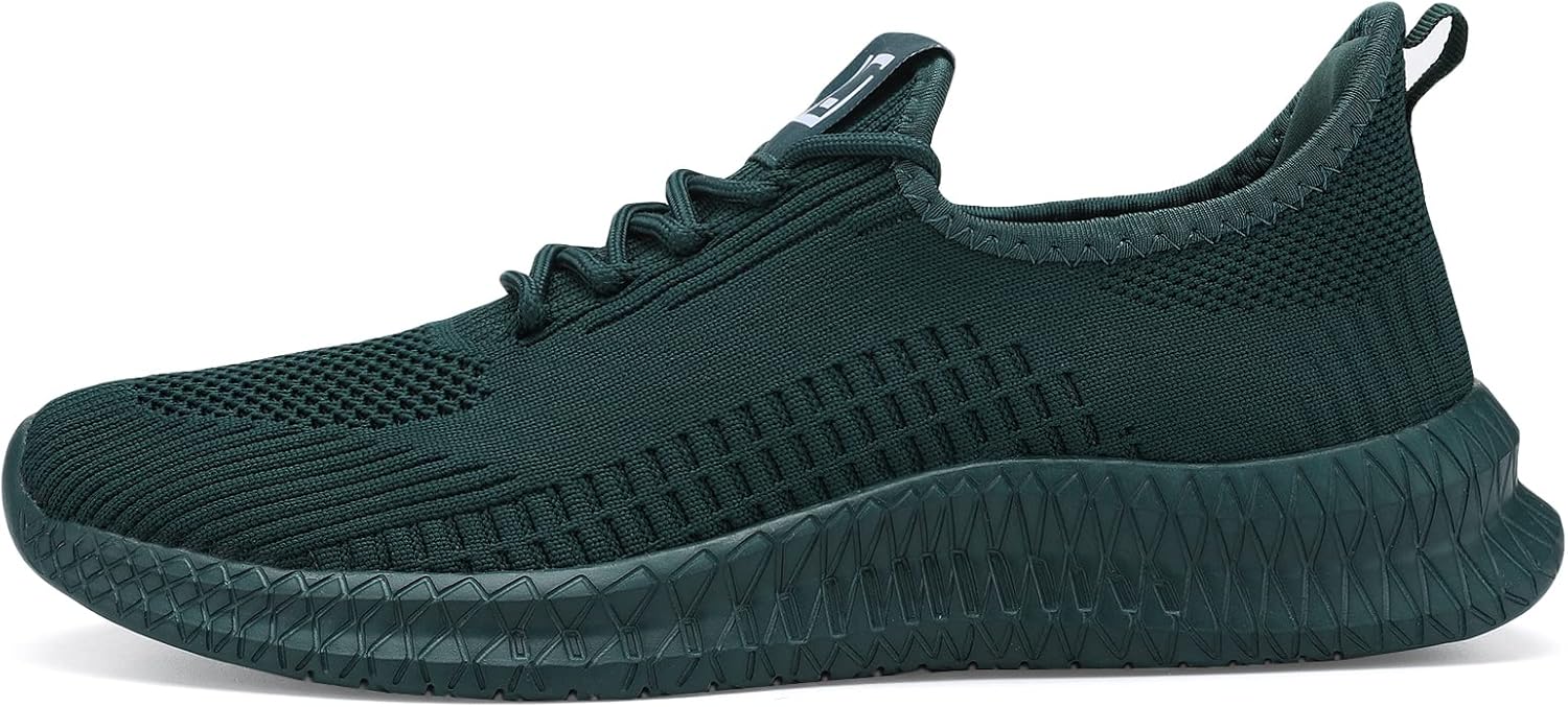 LCGJR Men's Running Shoes Ultra Lightweight Breathable Comfortable Walking Shoes Casual Fashion Sneakers Mesh Workout Shoes - Image 3