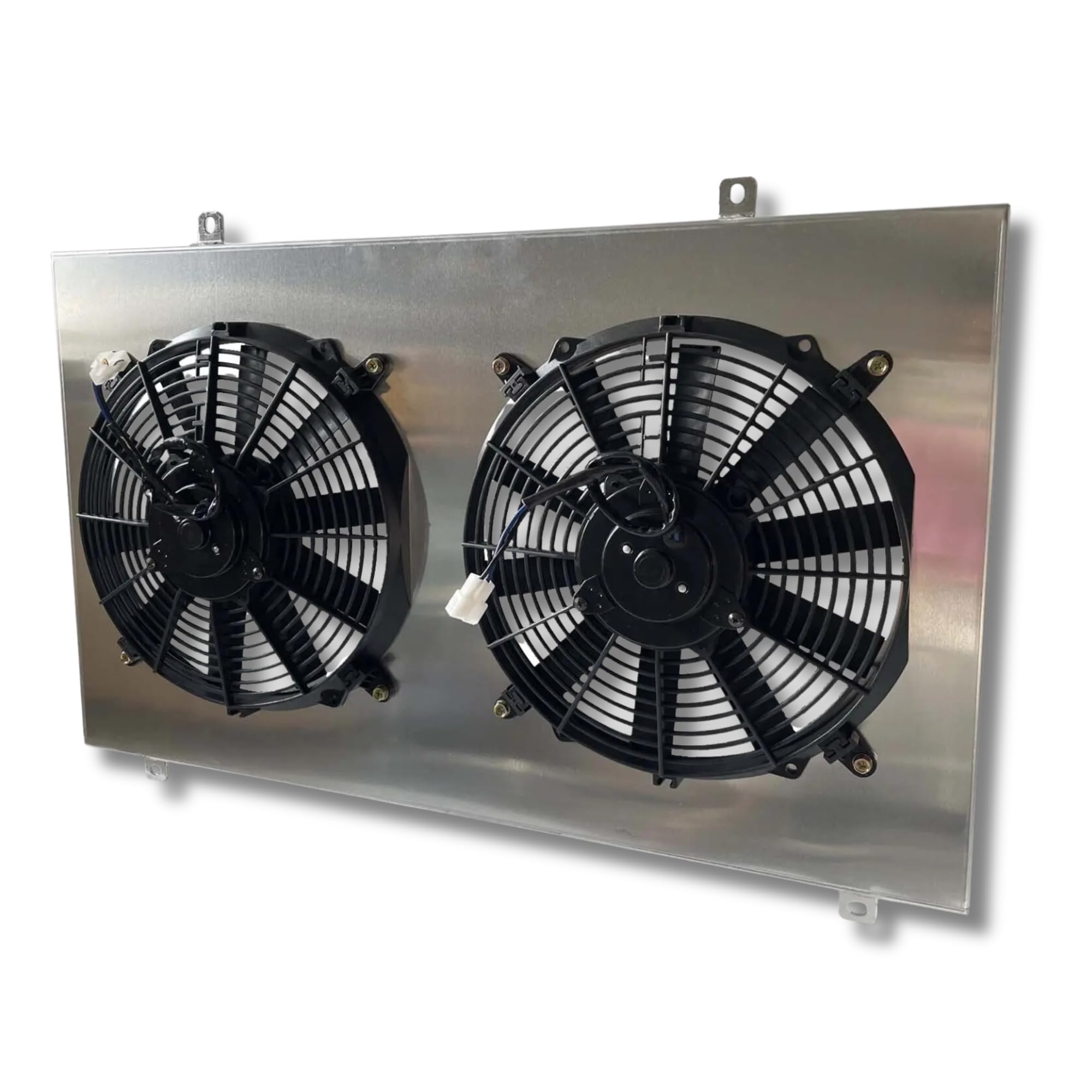 Electroventiladores compatible con Nissan Patrol 260 + Y60 para substituir embrague viscoso.