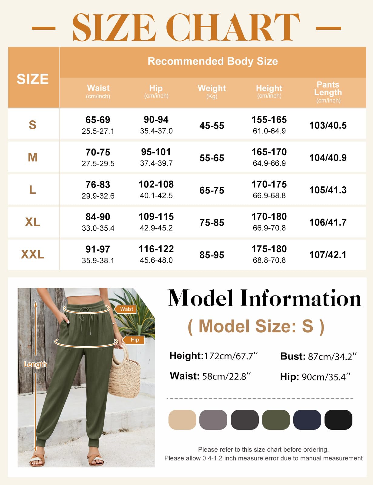 Yuson Pantalones Mujer Verano Lino Palazzo Cintura Alta Rectos Cómodos Bolsillos Cordón