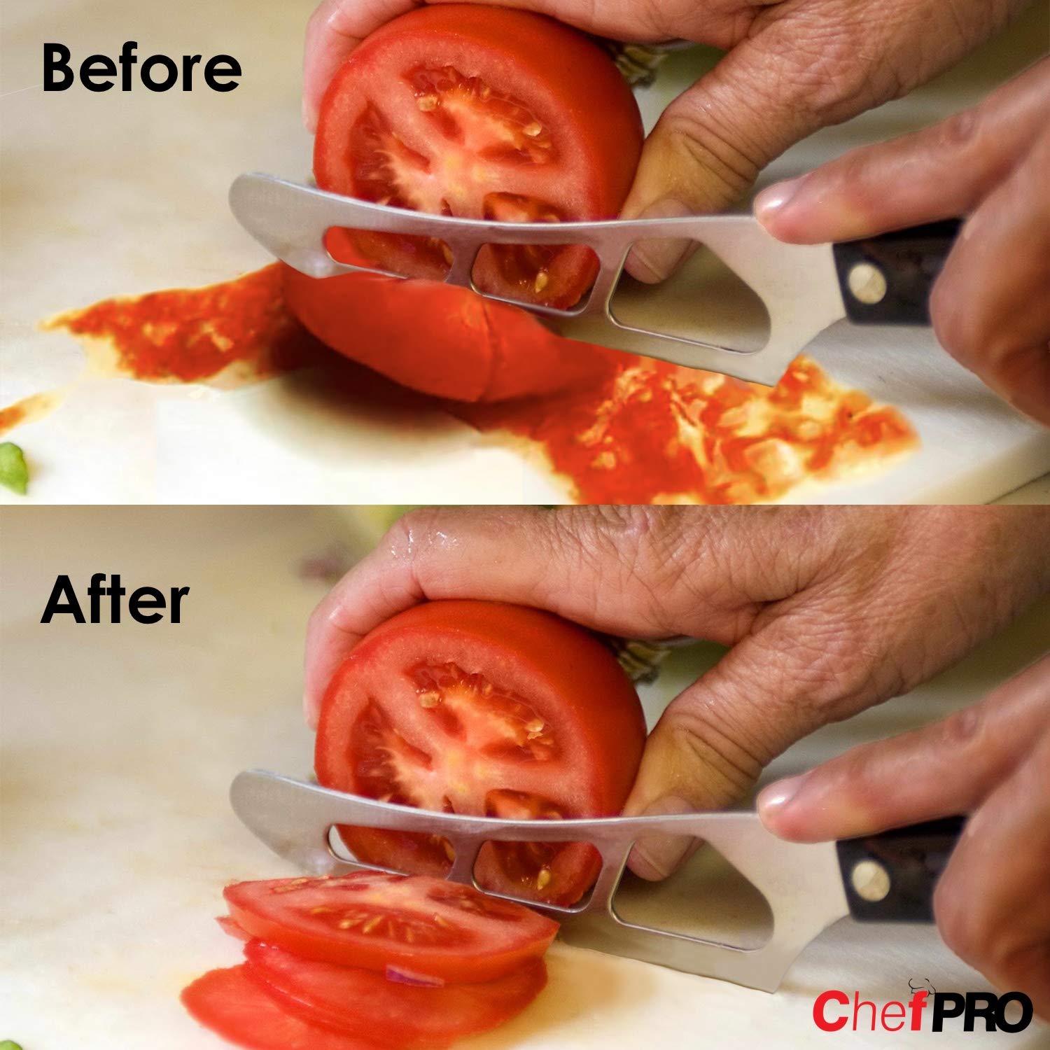 CHEF PRO Afilador eléctrico de cuchillos de cocina y sistema de pulido, afilado de 2 etapas, diseño compacto y fácil de usar, parte inferior de ventosa y fácil limpieza, negro-plateado