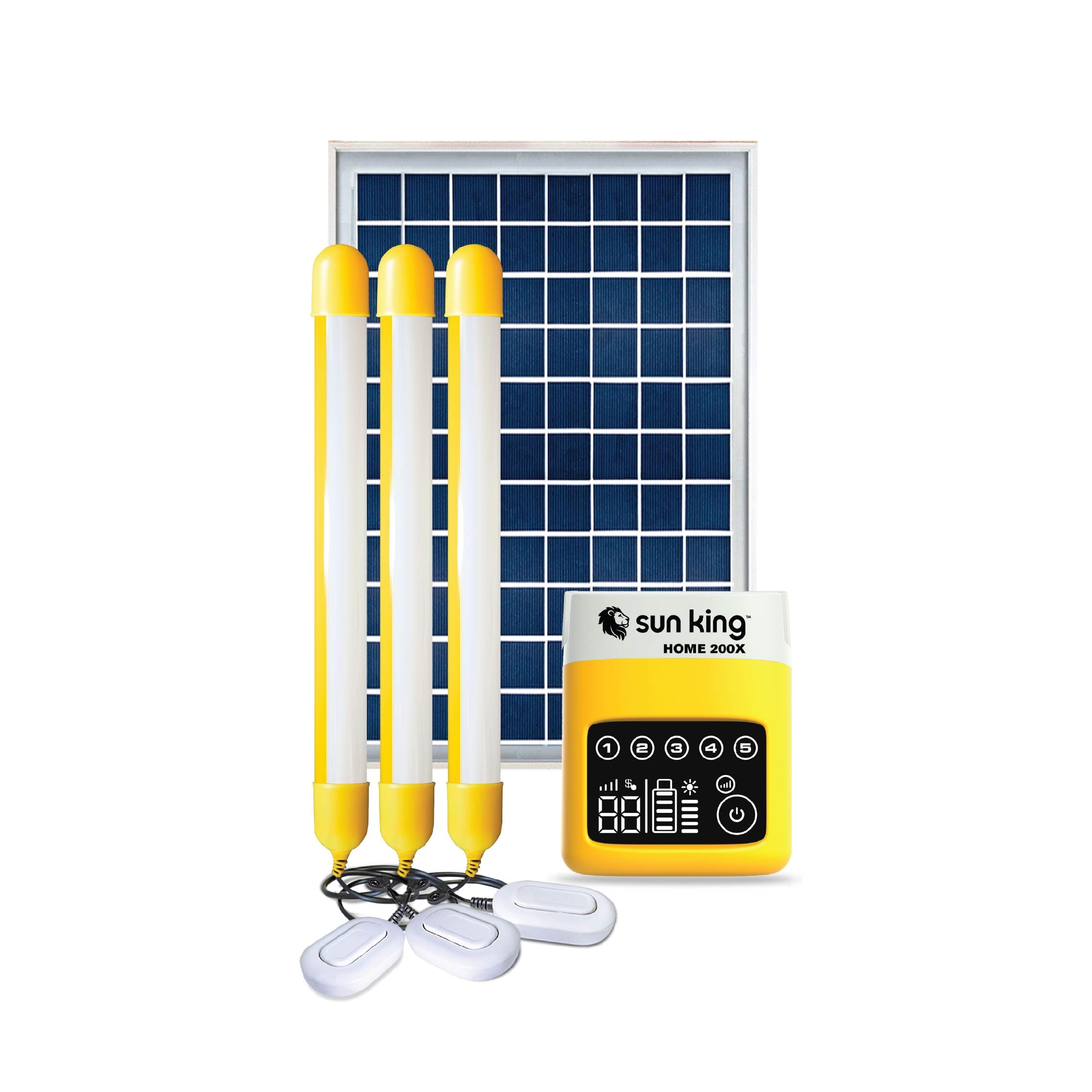 Home Solar System with Modern Solar Lighting (200X)