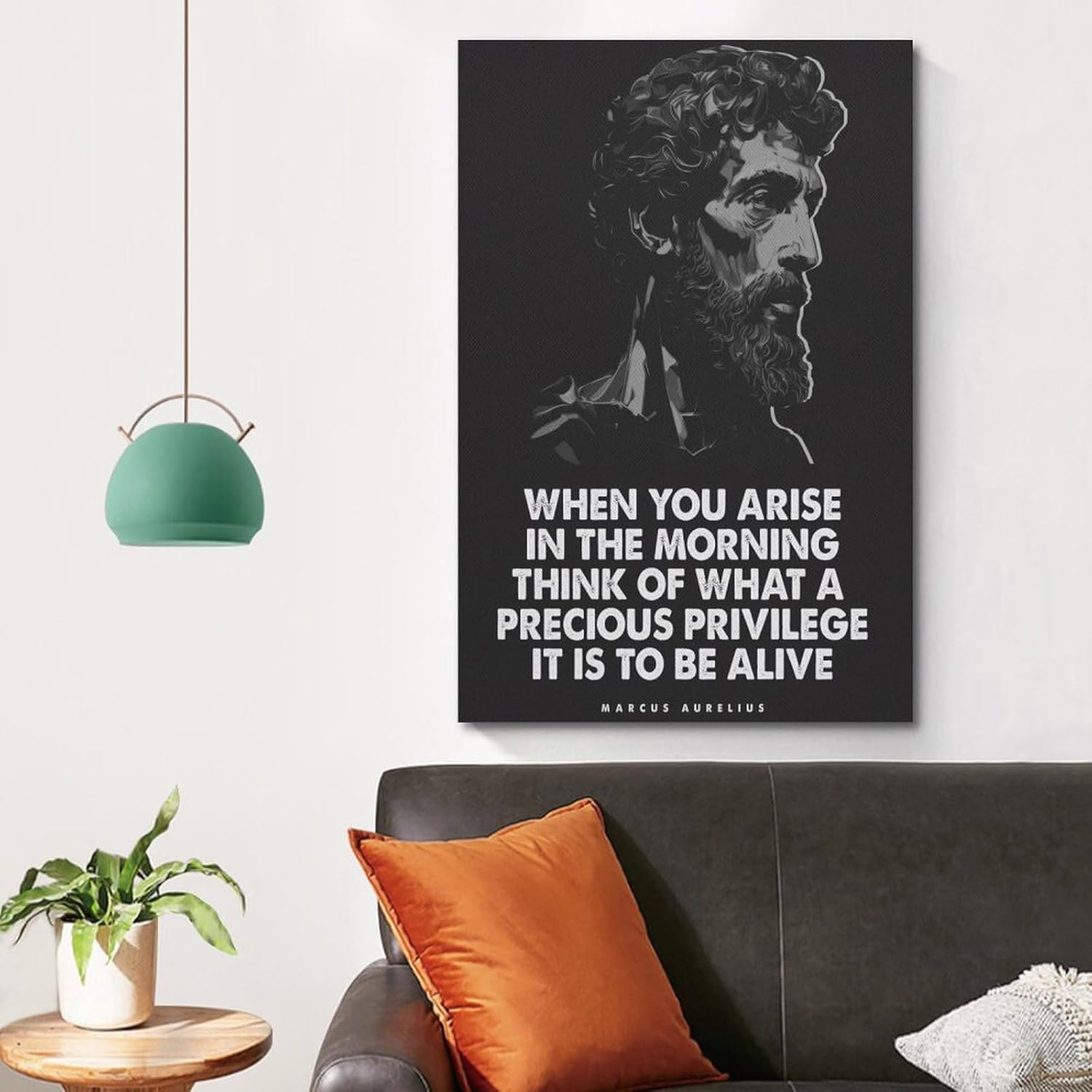 Marcus Aurelius Posters When You Arise In The Morning Motivational Wall Art Marcus Aurelius Quotes Stoic Quotes Philosophy Poster-gigapixel-scale-2x Poster for Room Aesthetic Posters 16x24inch(40 - Image 4