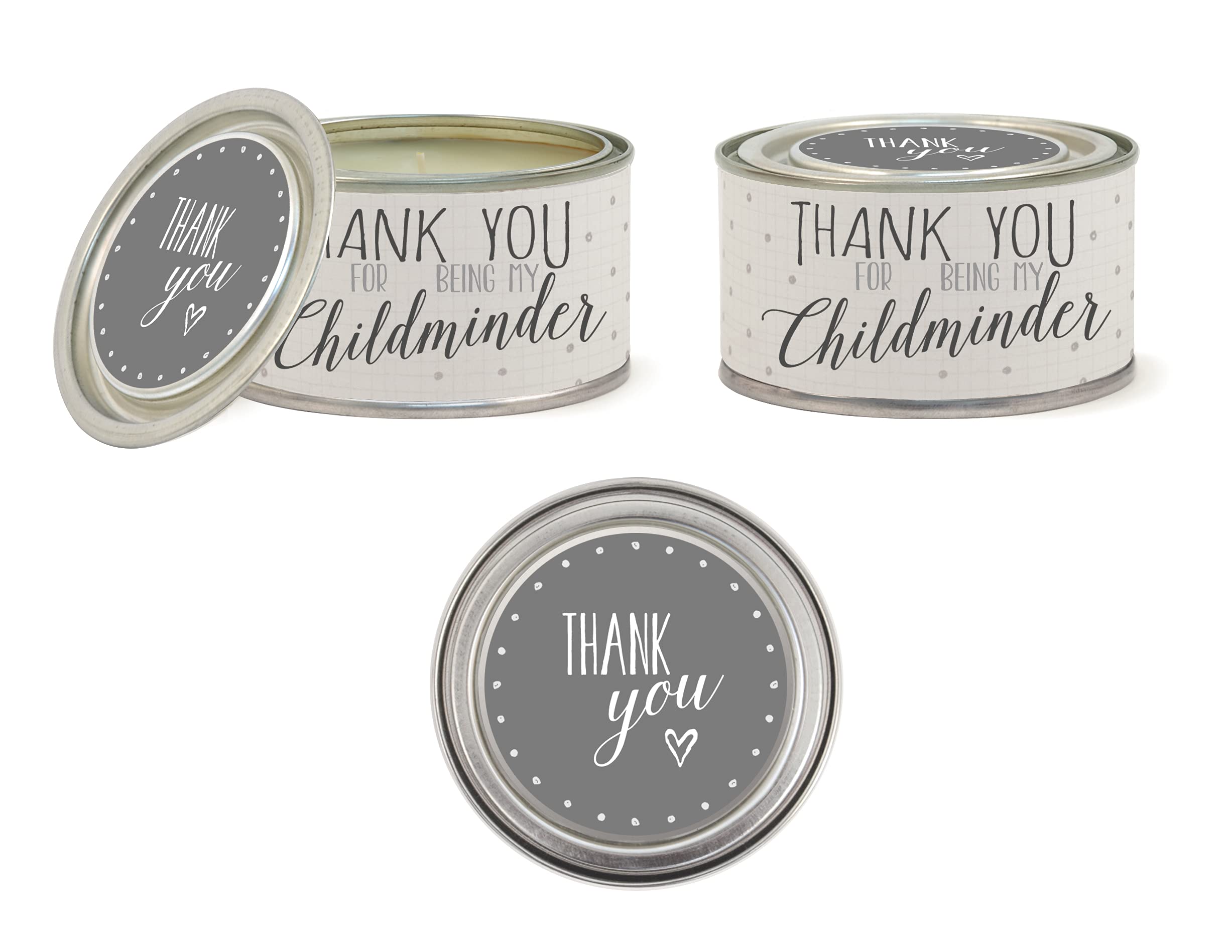 East of India Thank You for Being My Childminder Scented Apple Pie Candle