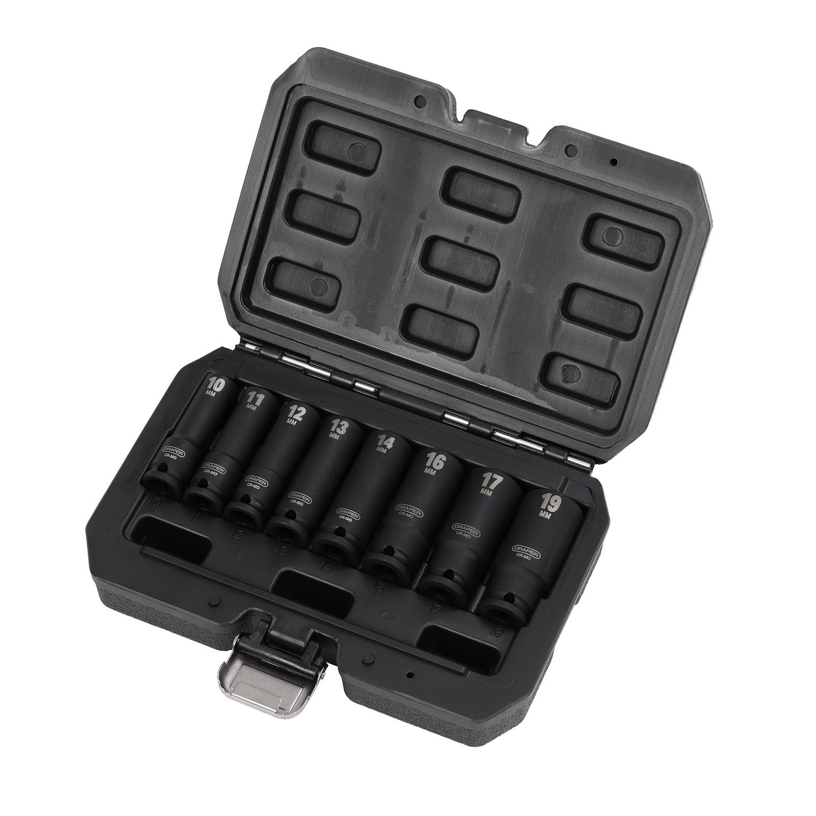 Draper Hi-Torq® Metric Deep Impact Socket Set 3/8"" Sq. Dr. (8 Piece) - 20205