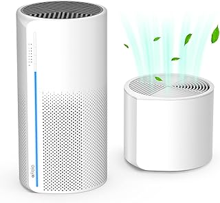 Afloia 2 in 1 HEPA Air Purifier with Humidifier, 3 Stage H13 Filters for Home Allergies Pets Hair Smoker Odors, Evaporativ...