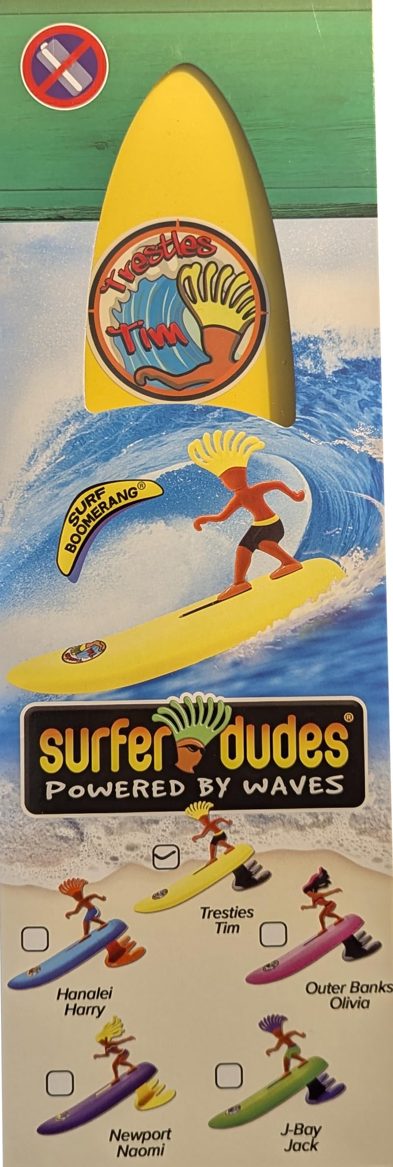SurferDudes Tim Trestles | Surf Enfant Jeu de Plage | Mini-Surf propulsé par Les Vagues | Beach Toy Wave Powered