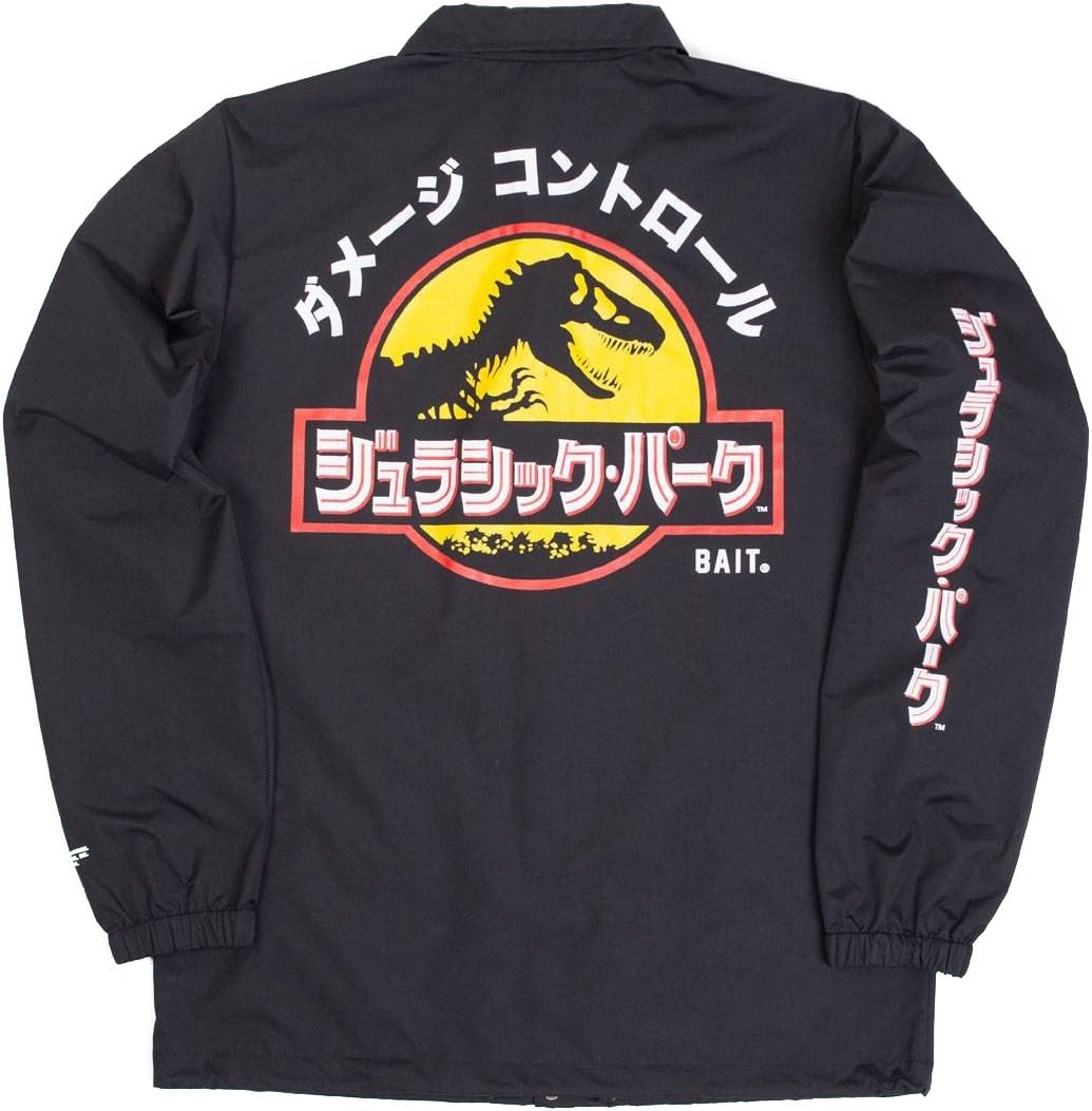 BAIT x Jurassic Park Men Damage Control Coaches Jacket