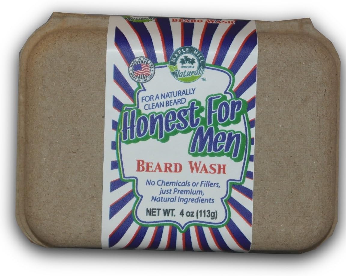 Maple Hill Naturals: Honest for Men Original Scent Beard Wash Shampoo and Conditioner