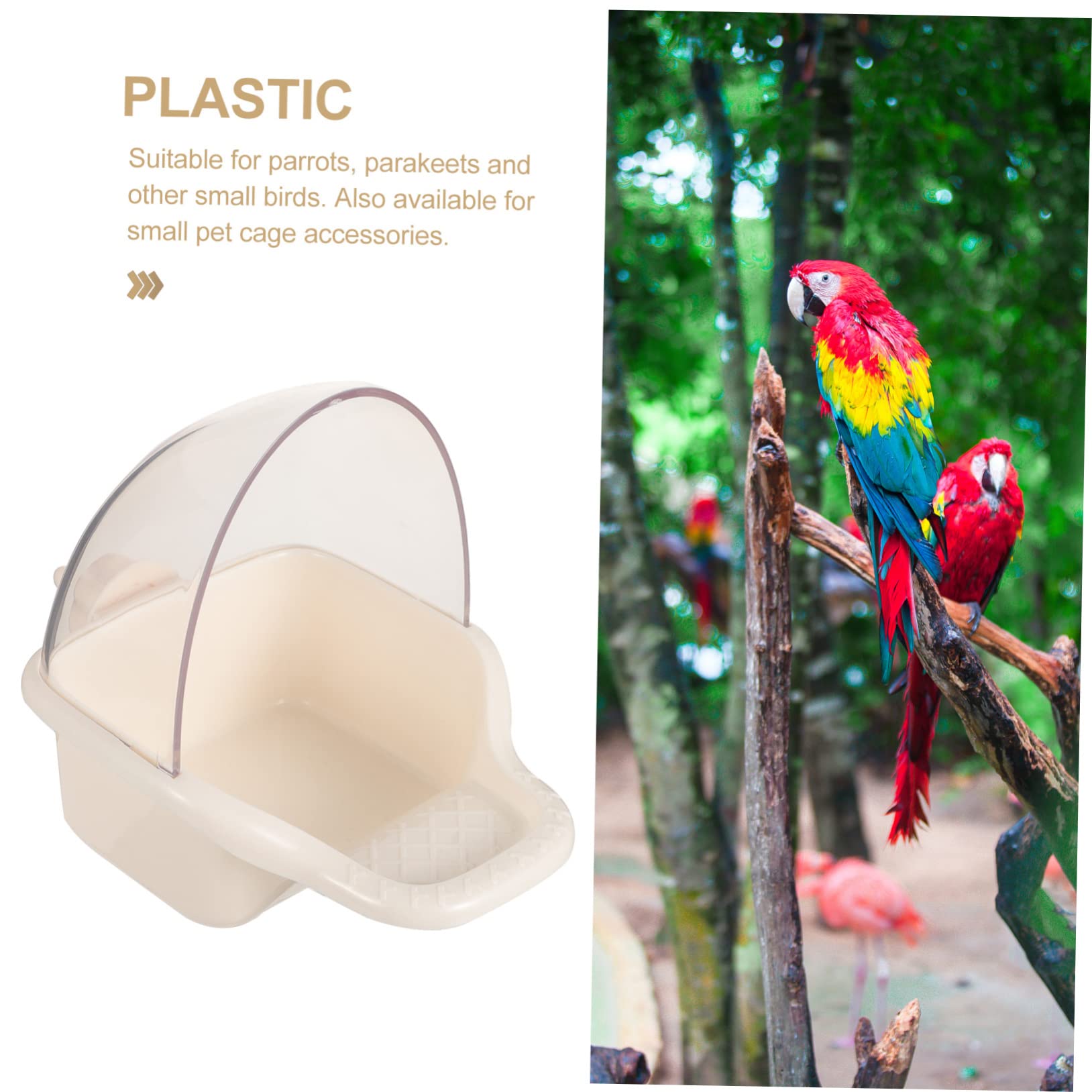 BESPORTBLE 5stücke Parrot Feeder Futterspender Für Vögel Platzsparend Und Leicht Zu Reinigen Für Kleine Haustiervögel Wie Wellensittiche Und Kanarienvögel