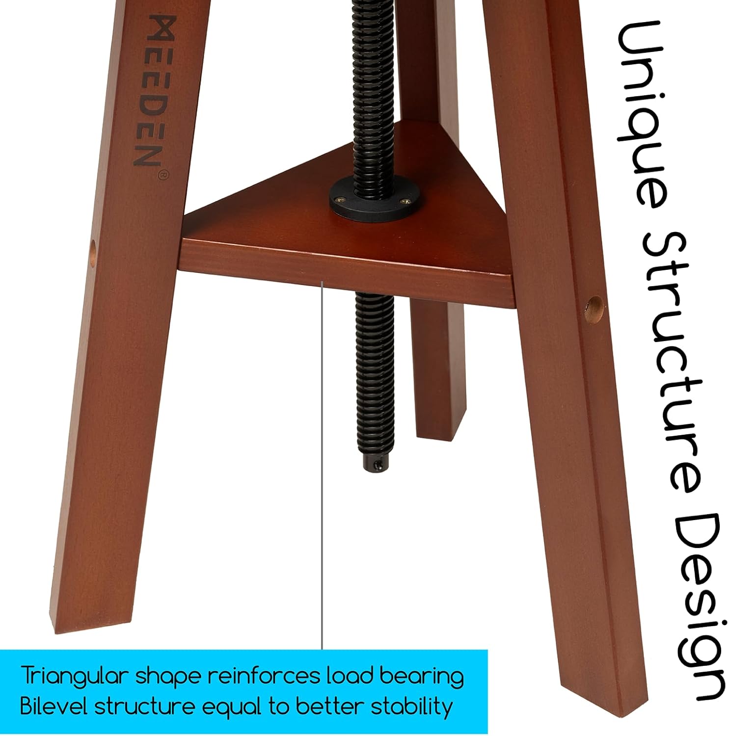 MEEDEN Vintage Wood Drafting Table Stool Set, Artist Drafting Chair and Craft Table with Adjustable Height