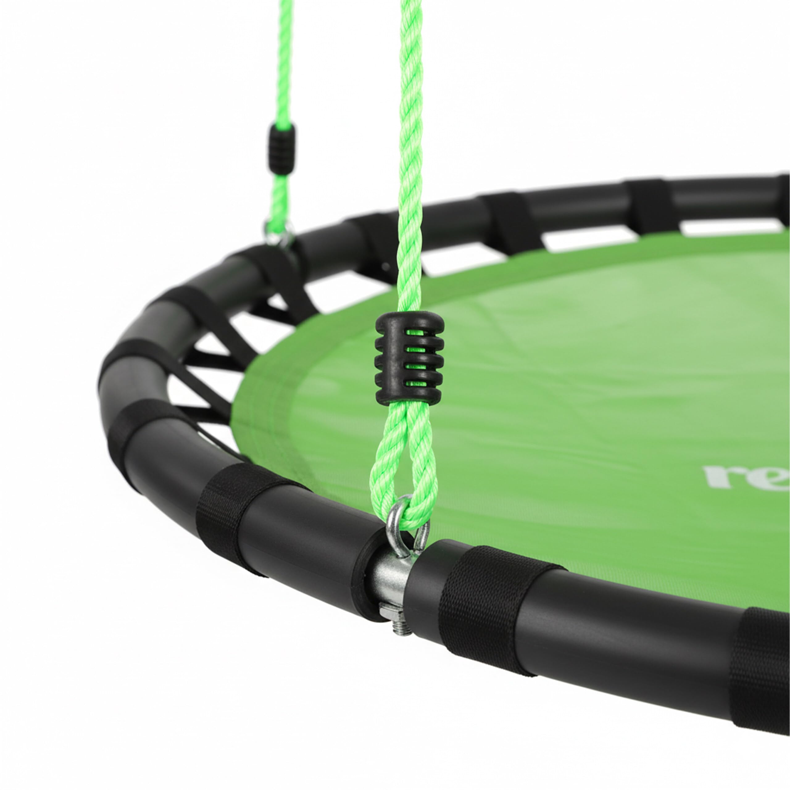 Relaxdays Altalena da Giardino a Nido, per Bambini e Adulti, Regolabile, Ø 80 cm, Portata Max. 100