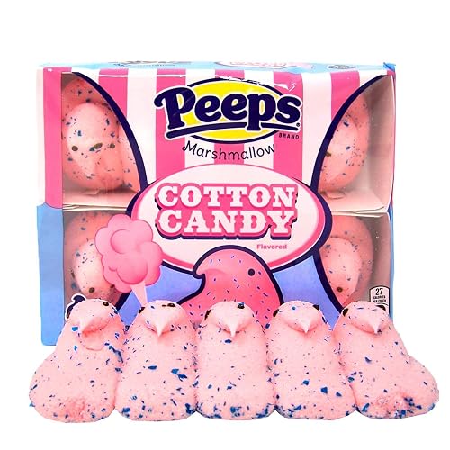 Peeps, Easter Peeps Marshmallow Cotton Candy Flavored Chicks for Basket