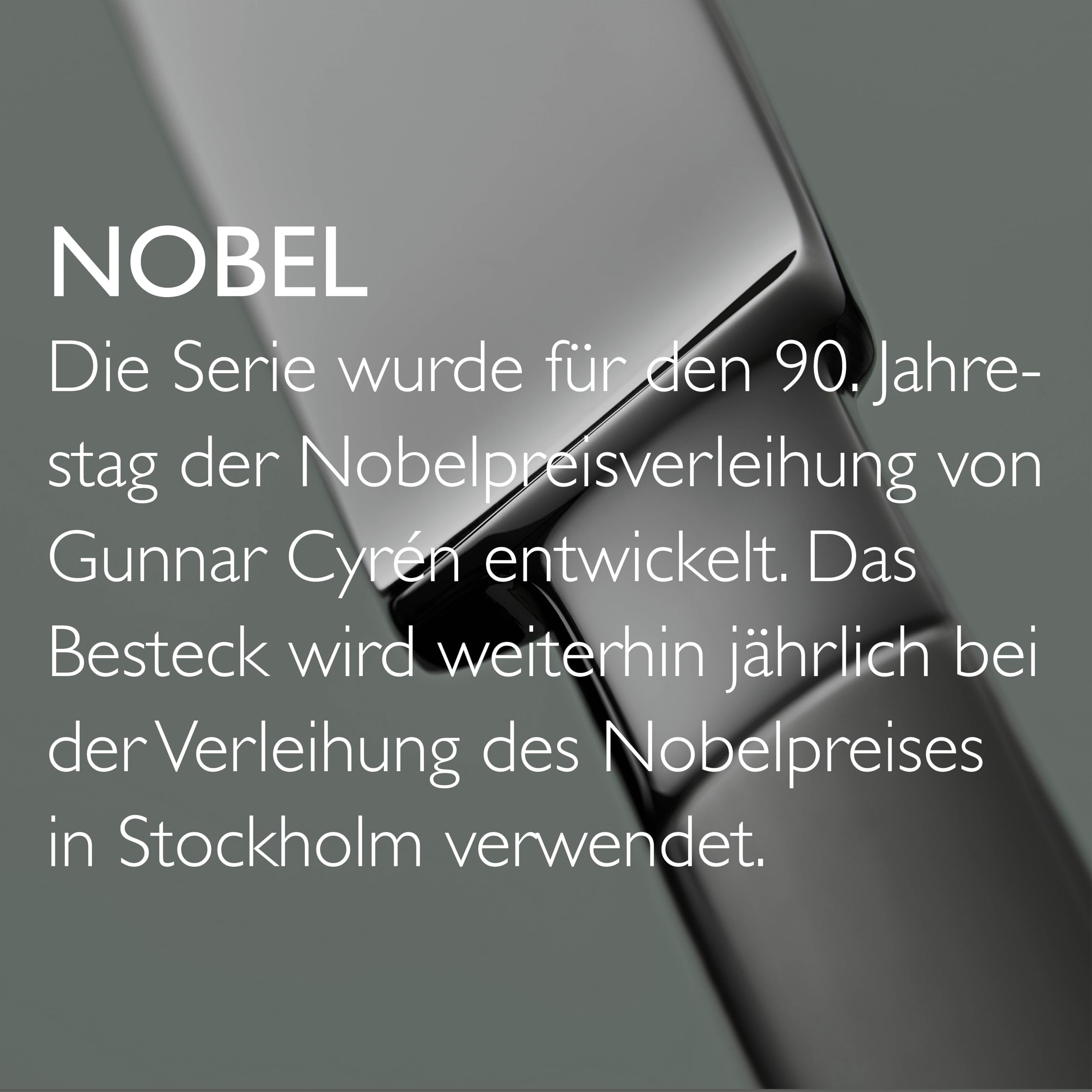 Gense Nobel Besteck Set 4 Personen, 16 Teiliges Besteckset, Essbesteck Set aus Mattem & Glänzendem Stahl, Spülmaschinenfest, Skandinavisches Design