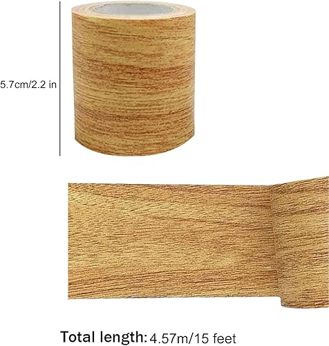 Miniatura 2 de Puissance Cinta de reparación de grano de madera, cinta de grano de madera, parche adhesivo impermeable  Cinta de reparación de alto adhesivo para