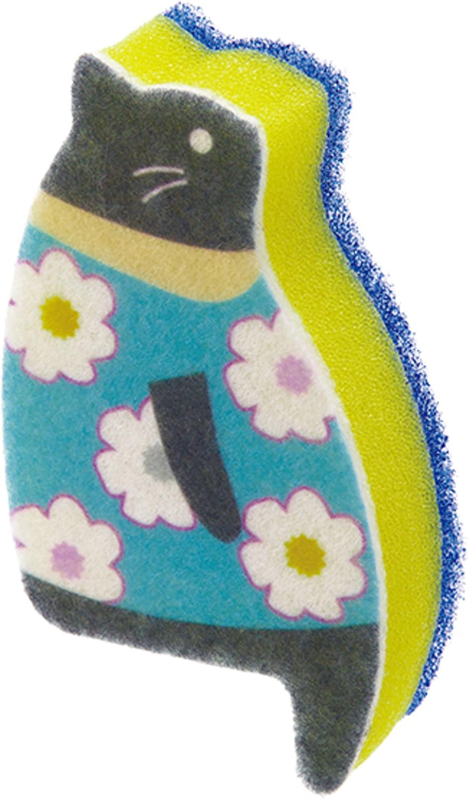 MARNA MINI Kitchen Sponge - Sink Sitting Kitten Cat B(pink flower)