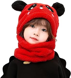 Unisex Baby Winter Panda Cartoon Monkey Cap| Toddle Hat Baby Woolen Cap boy (4 to 6yesrs) &amp; Girl (5-8 Years) Soft &amp; Warm B...