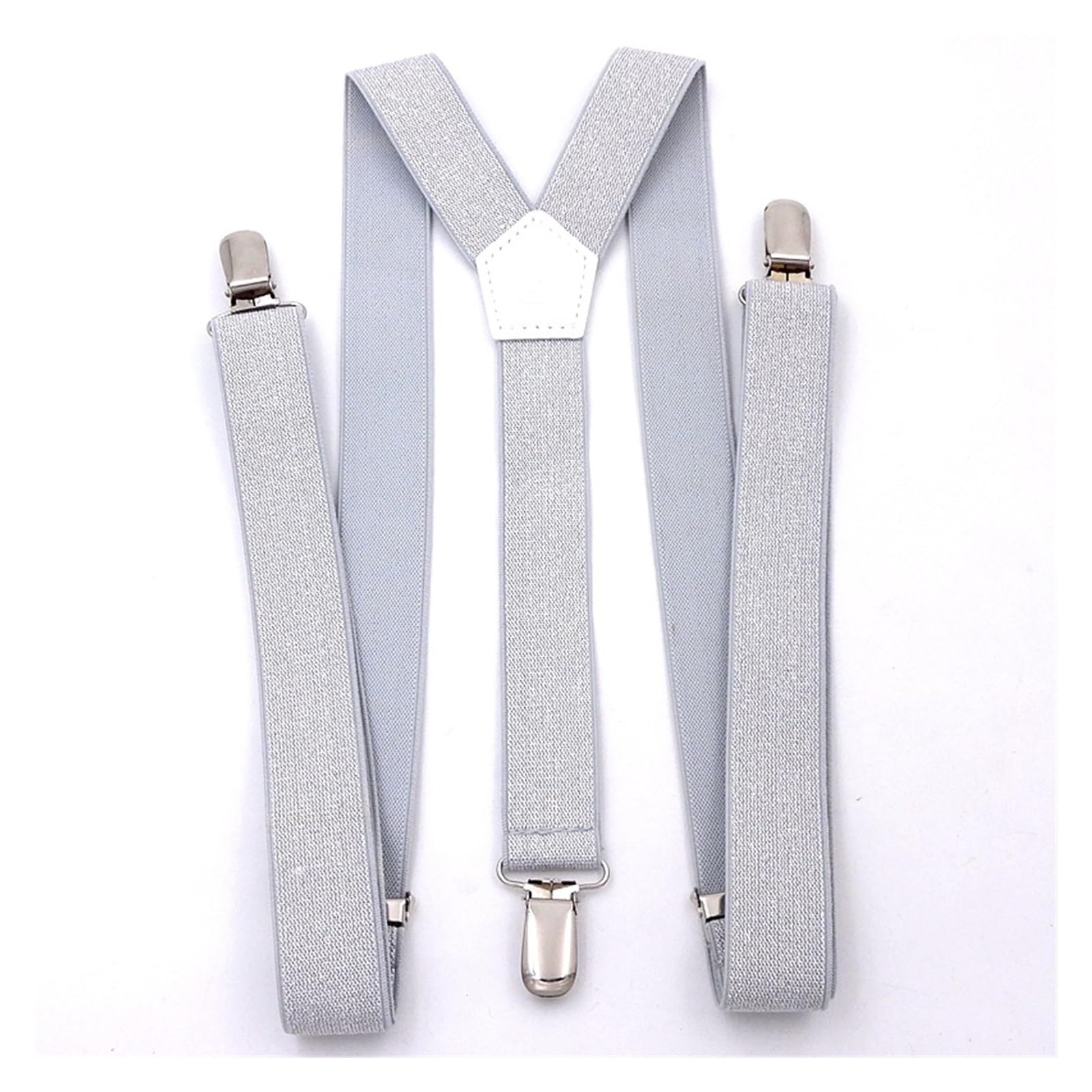 Sangles de ceinture élastiques à 4 clips réglables en longueur pour pantalon