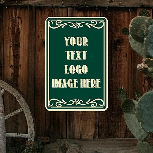 Miniatura 5 de Letreros personalizados de metal para exteriores, letreros de calle personalizados para casas con texto, letreros de negocios personalizados para