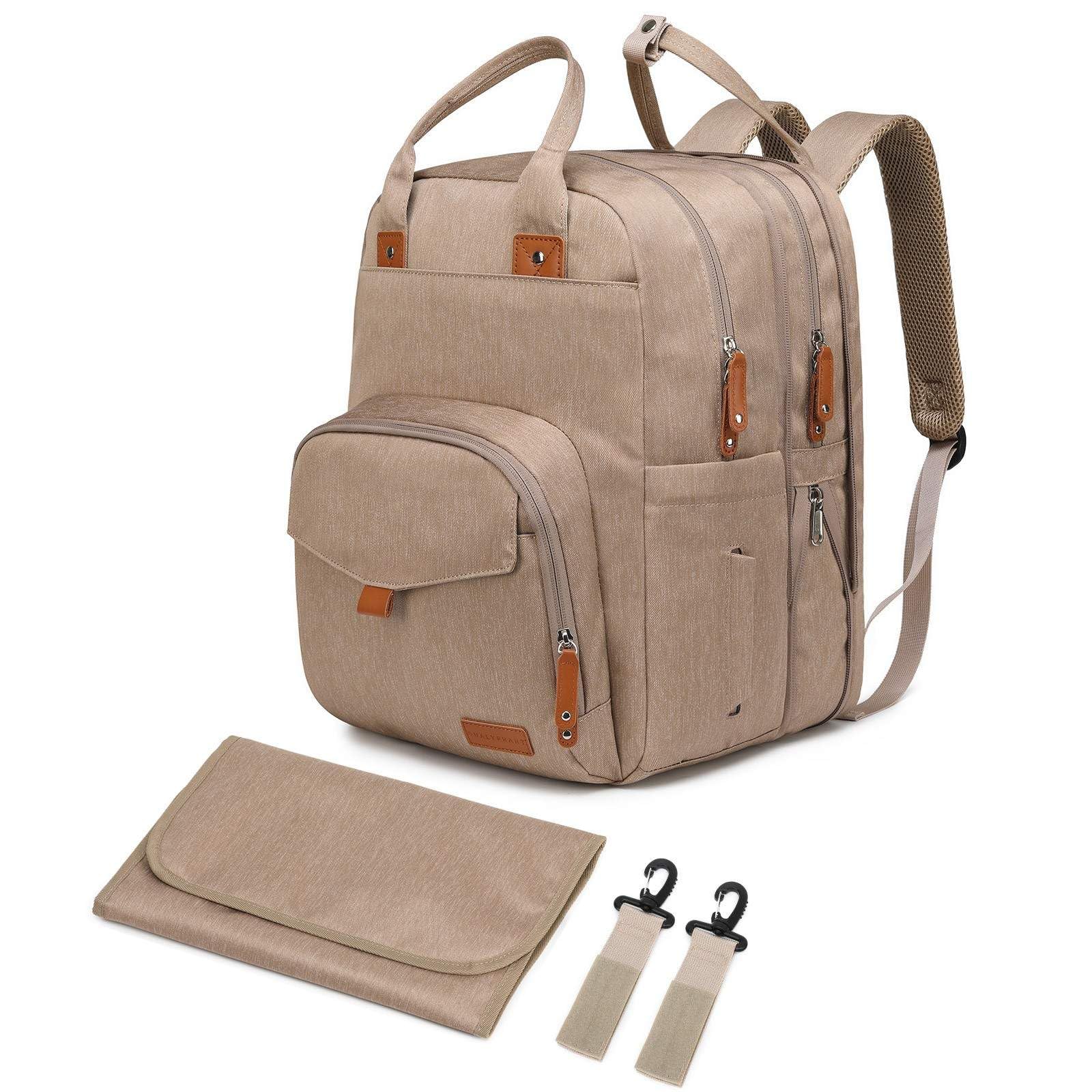 baby backpack for two kids Qualyphant Extra Large Diaper Bag 2 Expandable 30-38L The 8 Best Diaper Bags