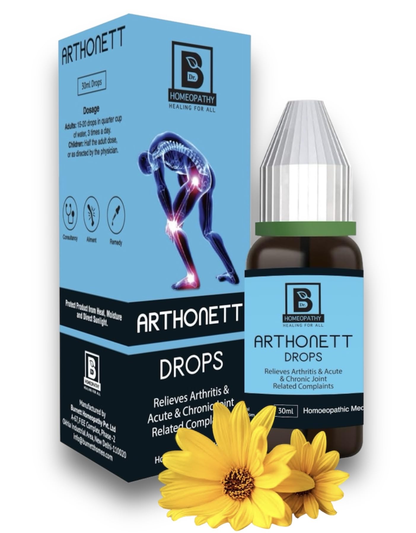 Burnett Arthonett Drops Homeopathy- 30ml Set of 1 Bottle-image-24