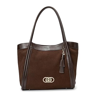 Brahmin Bailee Tote Handbags Chocolate, Leather
