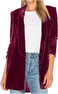 Amazon.co.uk: velvet blazer women