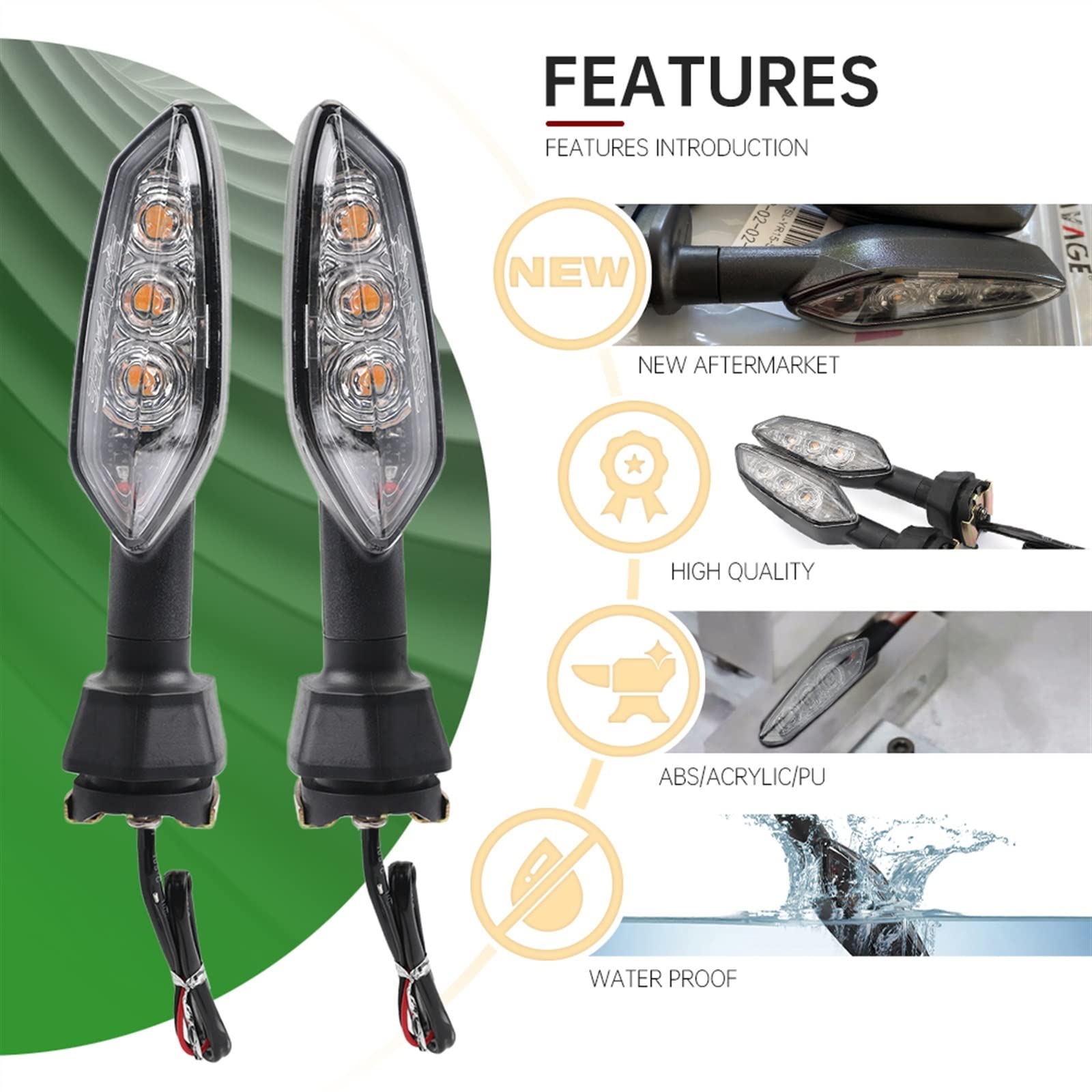 オートバイのインジケーター ウインカー ライト に適合するK&awasaki