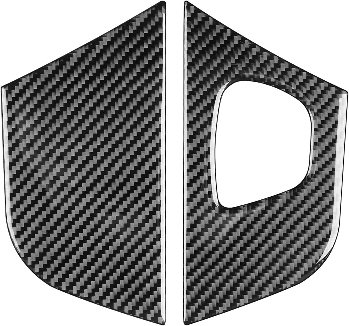 Carbon Fiber Interior Decoration Cover Sticker Trim Compatible with Land Rover Discovery Sport 2015-2019 (Full Interior Set)