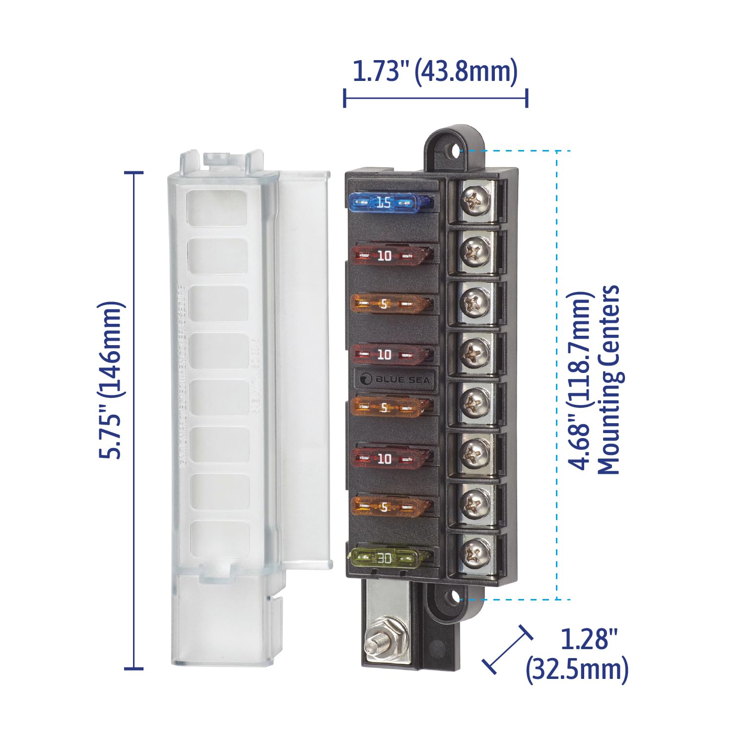 Blue Sea Systems ST Blade ATO/ATC Fuse Blocchi