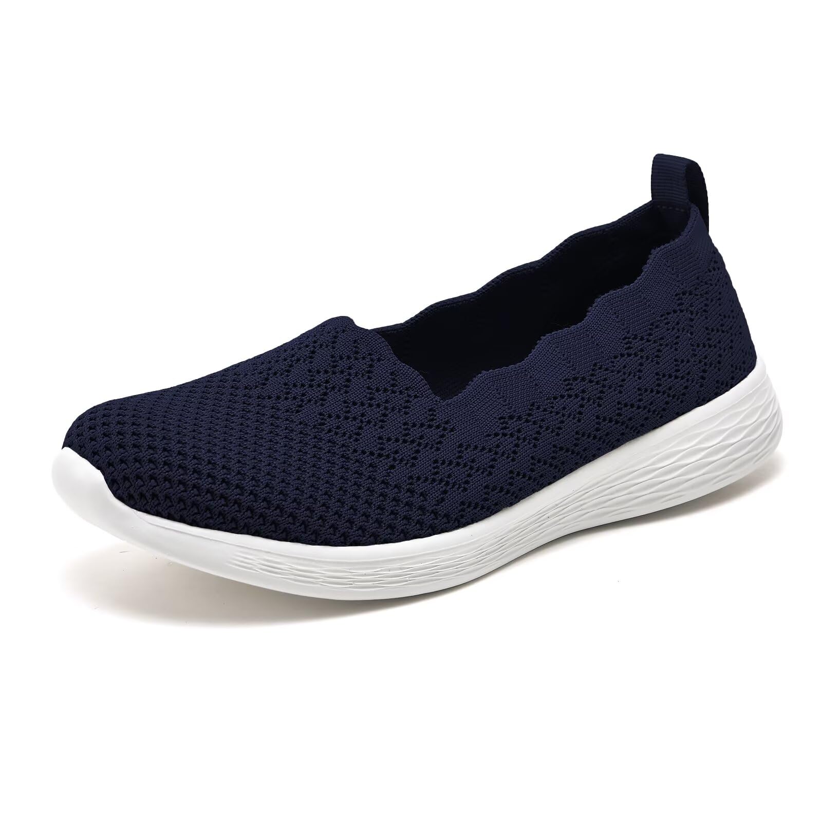 Puxowe Damen Slip On Sneaker Leichte Atmungsaktiv Sportschuhe Turnschuhe Bequem Freizeitschuhe Walking Schuhe Outdoor Fitness