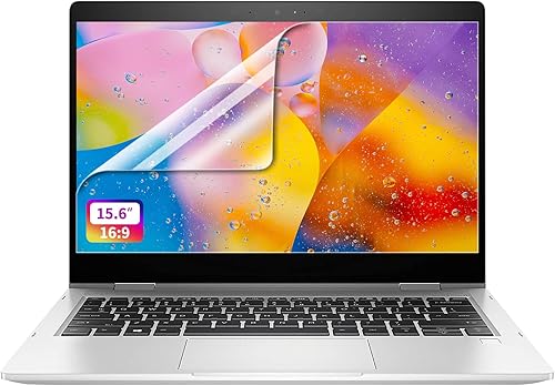 F FORITO Paquete de 2 protectores de pantalla para laptop de 15.6 pulgadas, protector de pantalla de computadora compatible con