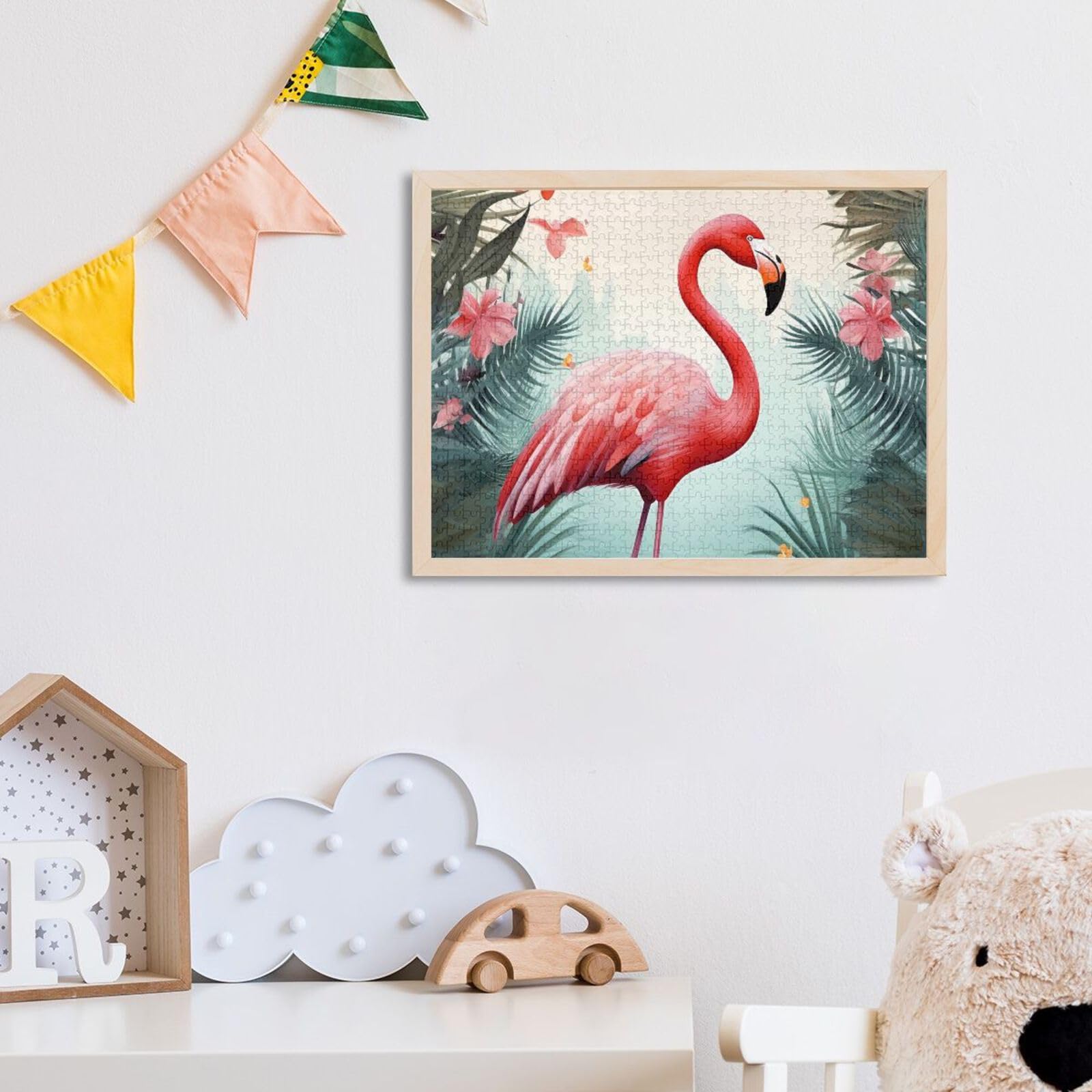 Amazon.com: UMIRIKO Flamingo Puzzles 500 Pieces Jigsaw Puzzle