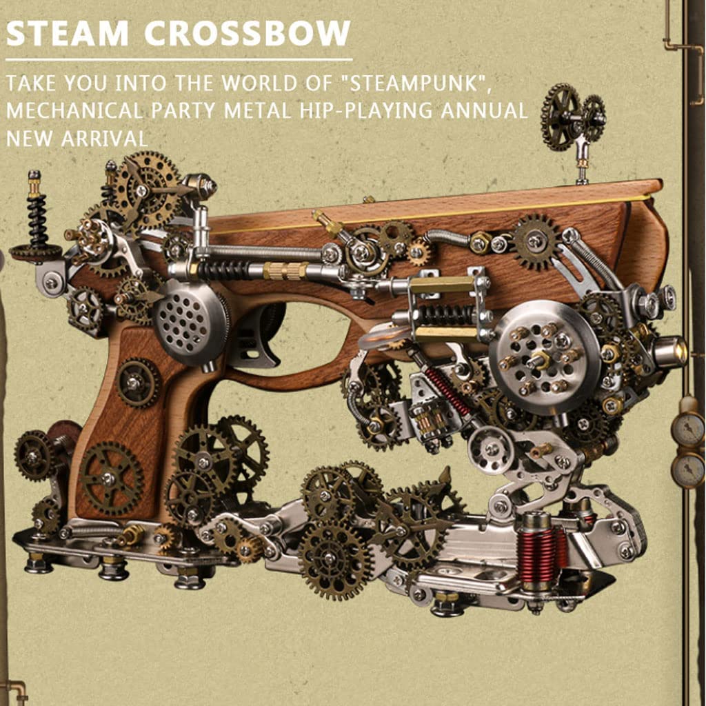 Puzzle 3D per adulti, puzzle 3D in metallo, puzzle 3D creativo in stile steampunk per artigianato, decorazione scrivania, festival