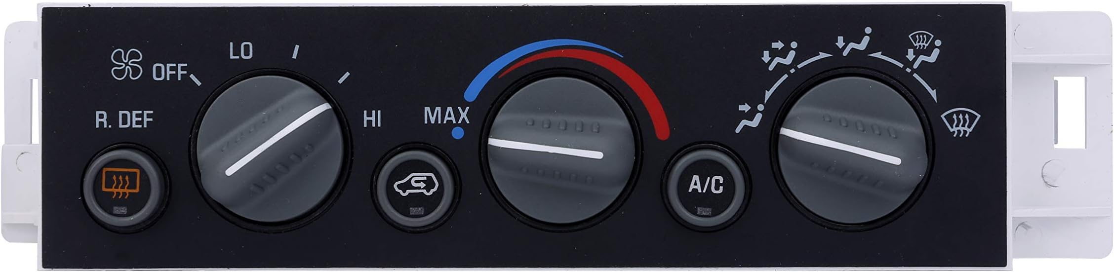 AC Heater Climate Control Panel with Rear Defogger - Compatible with Chevy, Cadillac and GMC - Escalade, C1500, C2500 Suburban, C3500HD, K1500, K2500, Tahoe, Yukon - Replaces 9378805, 16231165